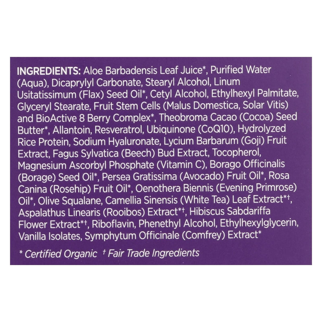Andalou Naturals Resveratrol Q10 Night Repair Cream - 1.7 Fl Oz - Maras Green