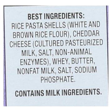 Annies Homegrown Macaroni And Cheese - Rice Shells And Creamy White Cheddar - Gluten Free - 6 Oz - Case Of 12 - Maras Green