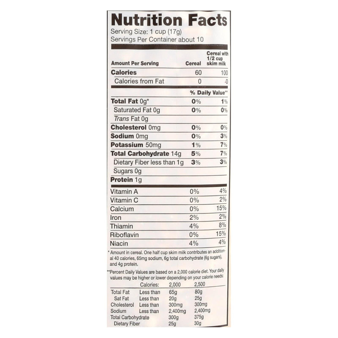 Arrowhead Mills - All Natural Puffed Rice Cereal - Case Of 12 - 6 Oz. - Maras Green