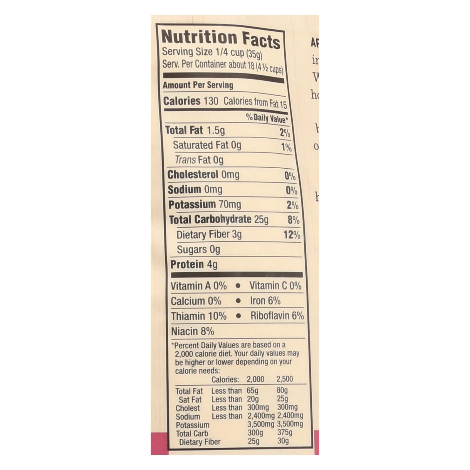 Arrowhead Mills - Organic Millet Flour - Gluten Free - Case Of 6 - 23 Oz. - Maras Green