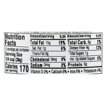 Aurora Natural Products - Organic Raw California Almonds - Case Of 12 - 9.5 Oz. - Maras Green