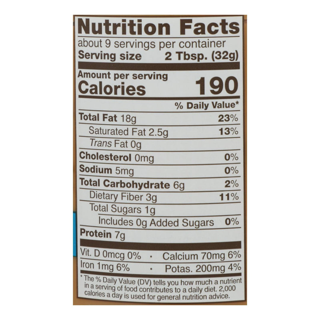 Barney Butter - Almond Butter - Bare Smooth - Case Of 6 - 10 Oz. - Maras Green