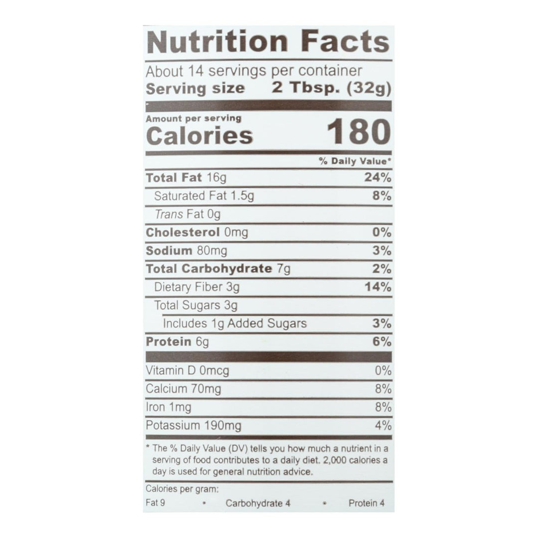 Barney Butter - Almond Butter - Crunchy - Case Of 6 - 16 Oz. - Maras Green