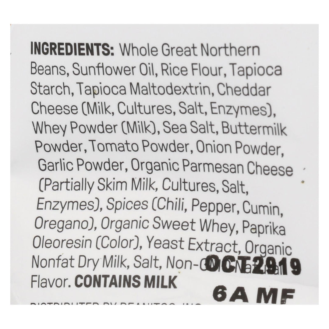 Beanitos - White Bean Chips - Nacho Nation - Case Of 6 - 4.5 Oz. - Maras Green