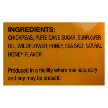Biena Chickpea Snacks - Honey Roasted - Case Of 8 - 5 Oz. - Maras Green