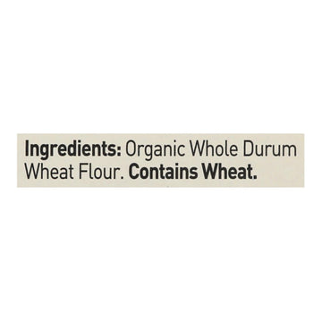 Bionaturae Pasta - Organic - 100 Percent Whole Wheat - Penne Rigate - 16 Oz - Case Of 12 - Maras Green