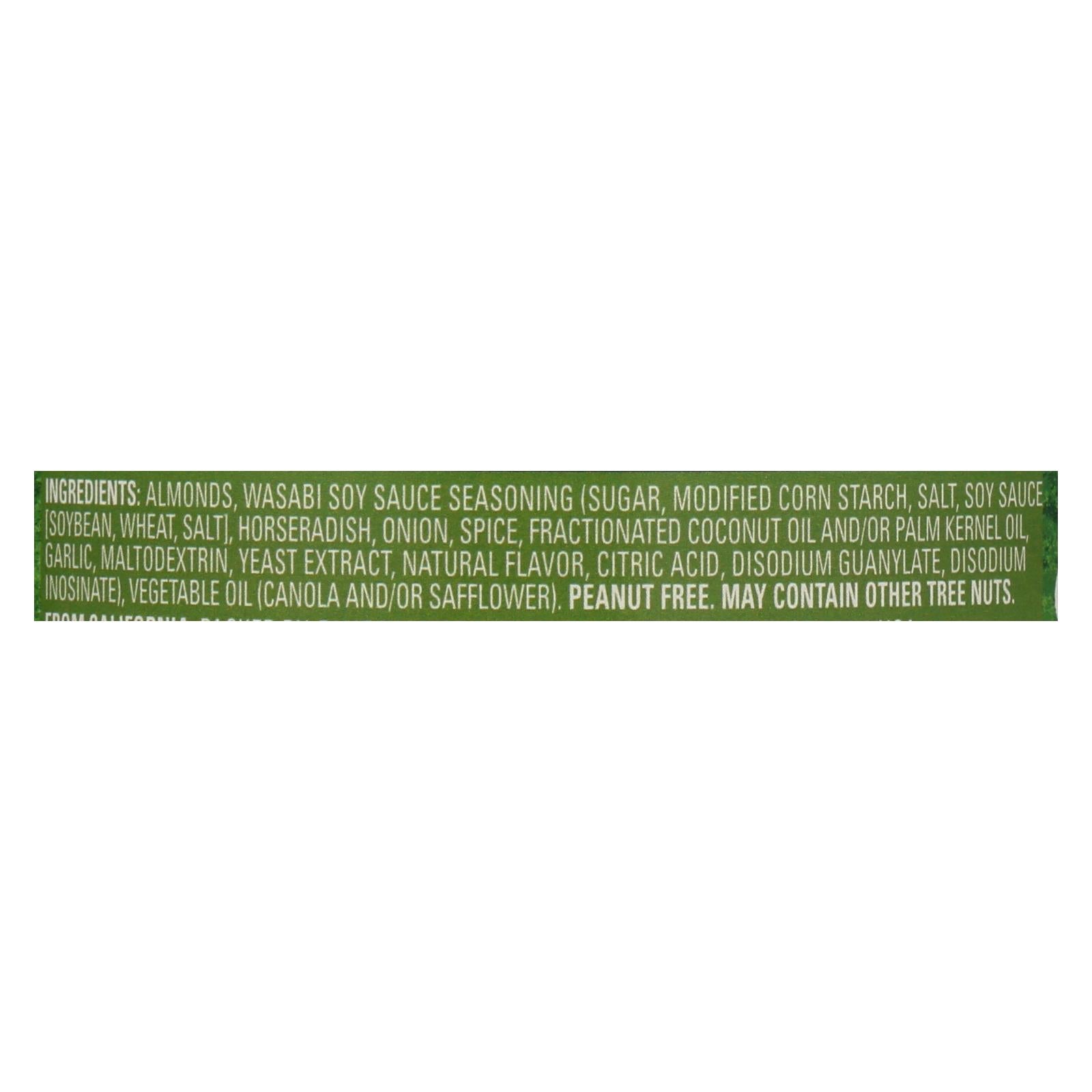 Blue Diamond Bold Wasabi & Soy Almonds - Case Of 12 - 6 Oz - Maras Green