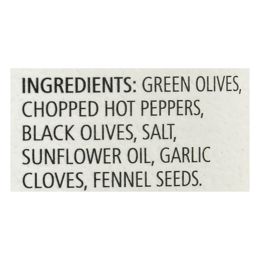 Bono - Olive Mix Spicy Itln Pittd - Case Of 6 - 9.88 Oz - Maras Green