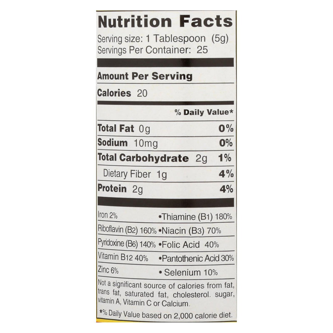 Bragg - Seasoning - Nutritional Yeast - Premium - 4.5 Oz - Case Of 12 - Maras Green