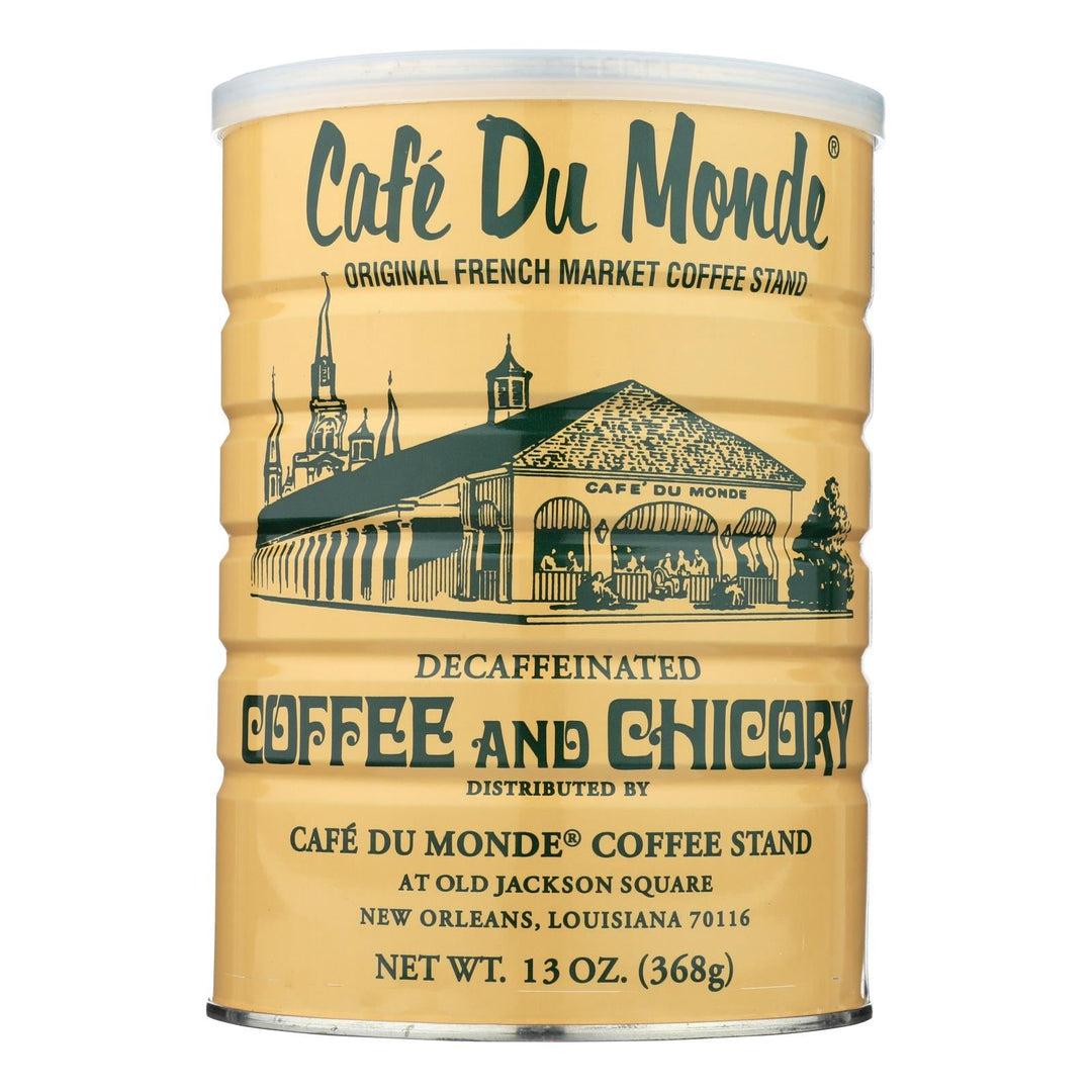 Cafe Du Monde - Coffee Decaf - Case Of 12 - 13 Oz - Maras Green