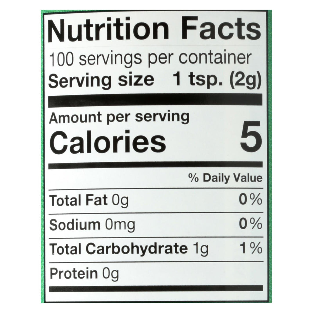 Cafix All Natural Instant Beverage Crystals - Caffeine Free - Case Of 12 - 7 Oz. - Maras Green