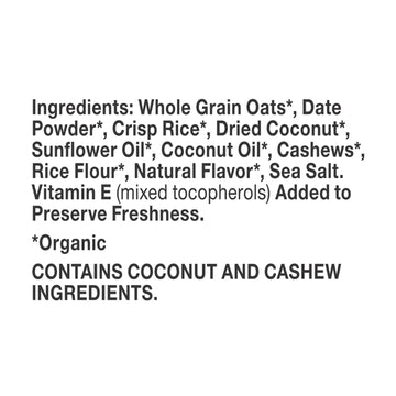 Cascadian Farm - Granola Organic Coconut Cashew - Case Of 4 - 11 Ounces - Maras Green