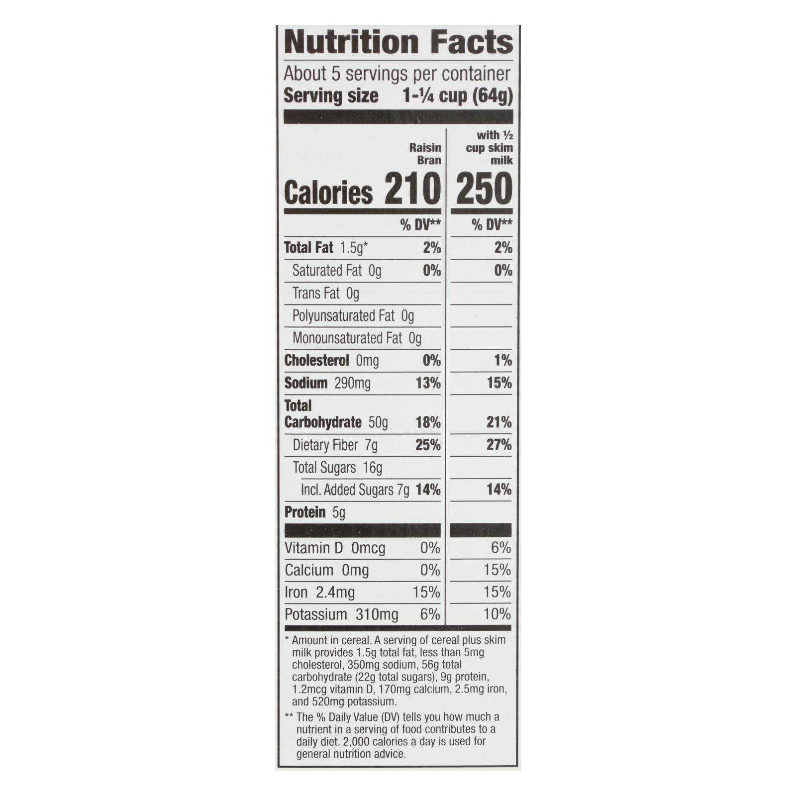 Cascadian Farm Organic Cereal - Raisin Bran - Case Of 10 - 12 Oz - Maras Green
