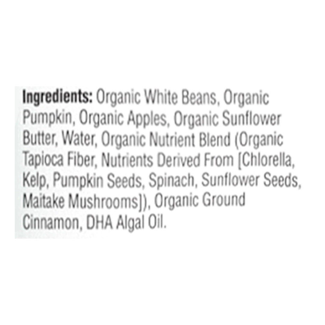Cerebelly - Puree Organic 2 White Bean Pumpkin Apple - Case Of 6 - 4 Ounces - Maras Green