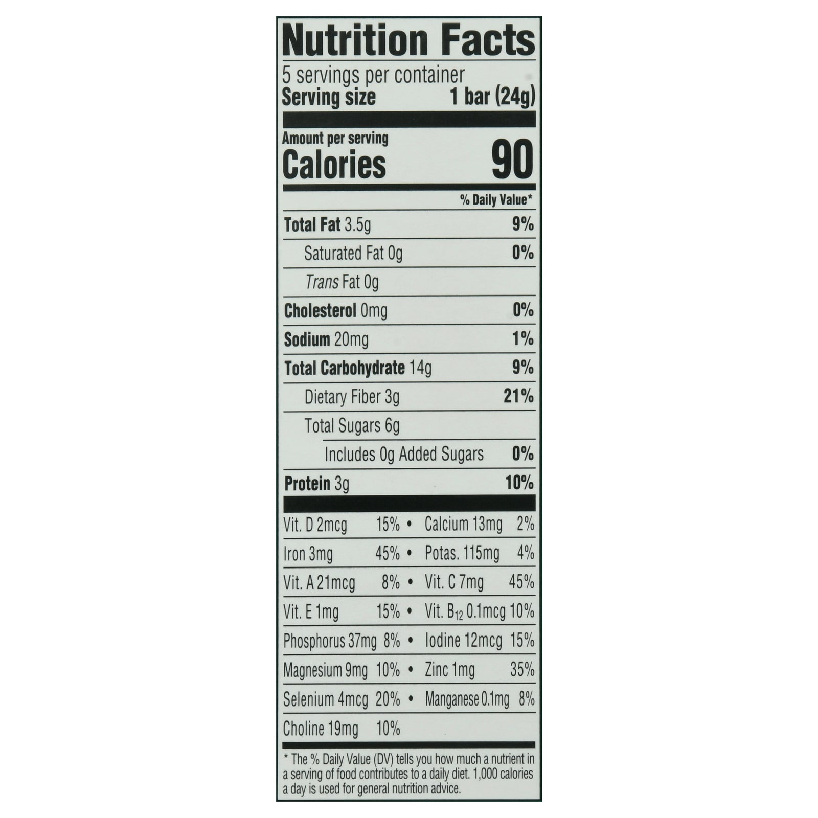 Cerebelly - Smart Bar Appl Kale - Case Of 6 - 4.2 Oz - Maras Green