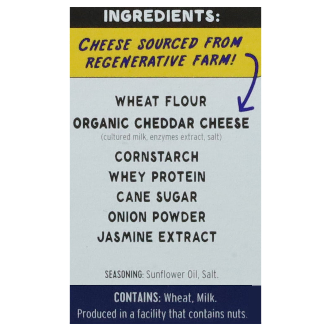 Cheddies - Cracker Organic Cheddar Classic Sea Salt - Case Of 6 - 4.2 Ounces - Maras Green
