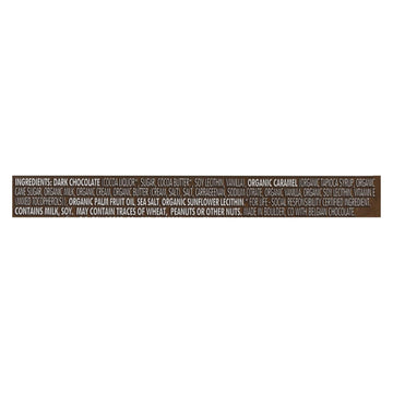 Chocolove - Cup Salted Caramel Dark Chocolate - Case Of 10 - 1.2 Ounces - Maras Green