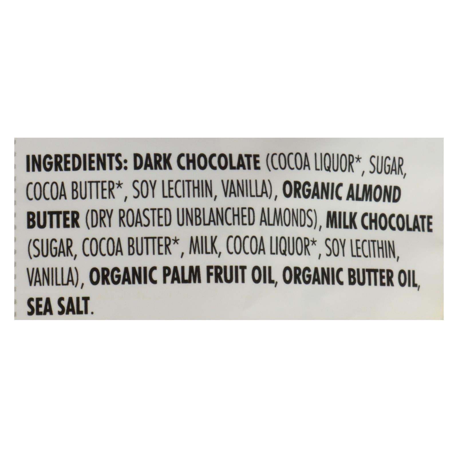 Chocolove Xoxox - Bites - Dark Chocolate Almonds And Sea Salt - Case Of 8 - 3.5 Oz. - Maras Green