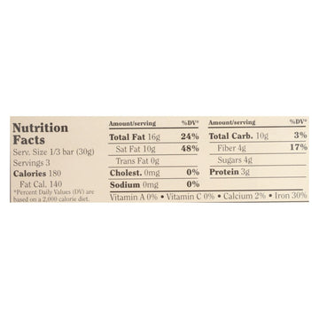 Chocolove Xoxox - Dark Chocolate Bar - Extreme - Case Of 12 - 3.2 Oz - Maras Green