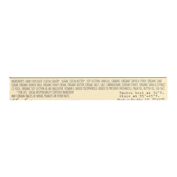 Chocolove Xoxox - Dark Chocolate Bar - Salted Caramel - Case Of 10 - 3.2 Oz - Maras Green