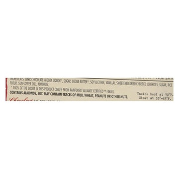 Chocolove Xoxox - Premium Chocolate Bar - Dark Chocolate - Cherries And Almonds - 3.2 Oz Bars - Case Of 12 - Maras Green