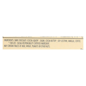 Chocolove Xoxox - Premium Chocolate Bar - Dark Chocolate - Coffee Crunch - 3.2 Oz Bars - Case Of 12 - Maras Green