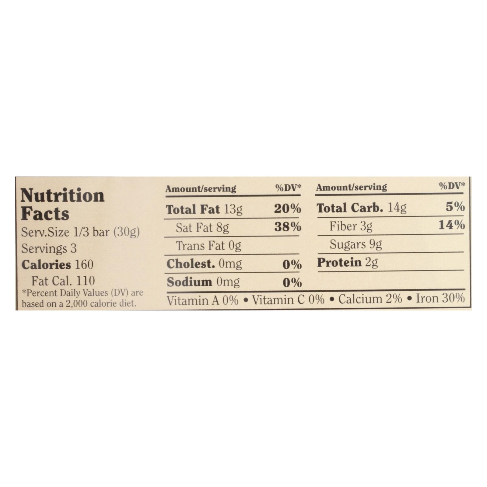 Chocolove Xoxox - Premium Chocolate Bar - Dark Chocolate - Strong - 3.2 Oz Bars - Case Of 12 - Maras Green