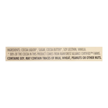Chocolove Xoxox - Premium Chocolate Bar - Dark Chocolate - Strong - 3.2 Oz Bars - Case Of 12 - Maras Green