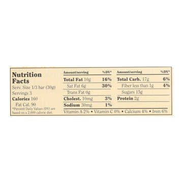Chocolove Xoxox - Premium Chocolate Bar - Milk Chocolate - Toffee And Almonds - 3.2 Oz Bars - Case Of 12 - Maras Green