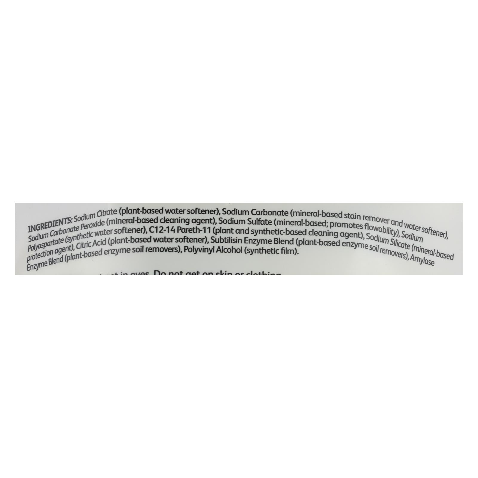 Citra - solv Natural Dishwasher Detergent Pacs - Free And Clear - Case Of 8 - 12.7 Oz. - Maras Green