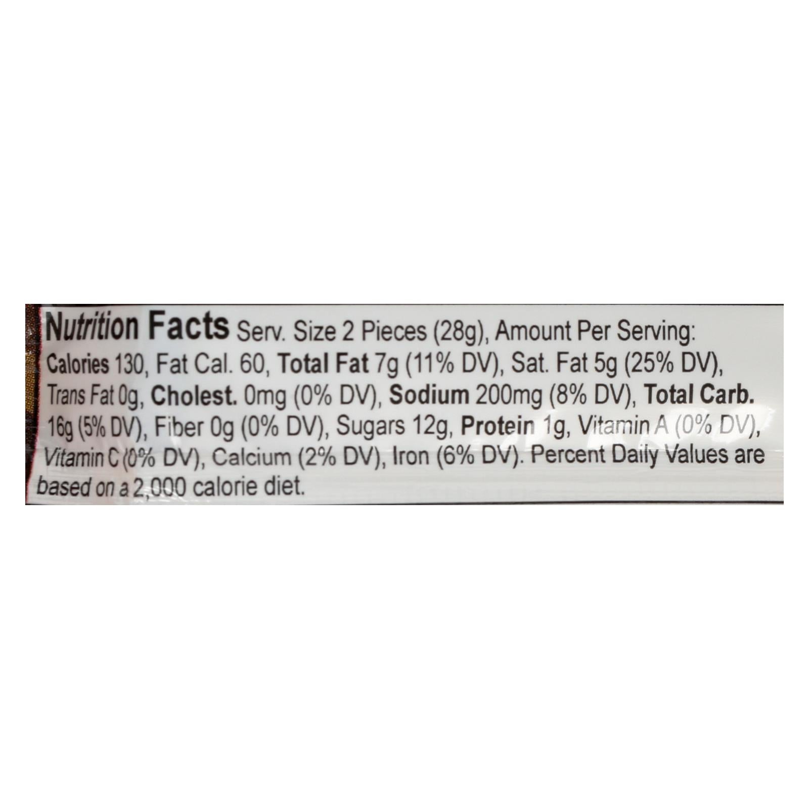 Cocomel - Dark Chocolate Covered Cocomel - s - Sea Salt - Case Of 15 - 1 Oz. - Maras Green