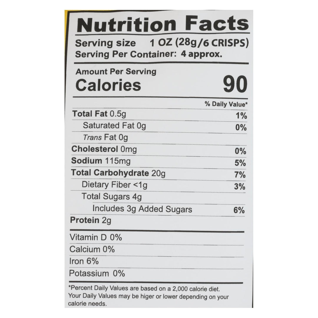 Craize - Corn Crisps Sweet Toasted - Case Of 6 - 4 Oz - Maras Green