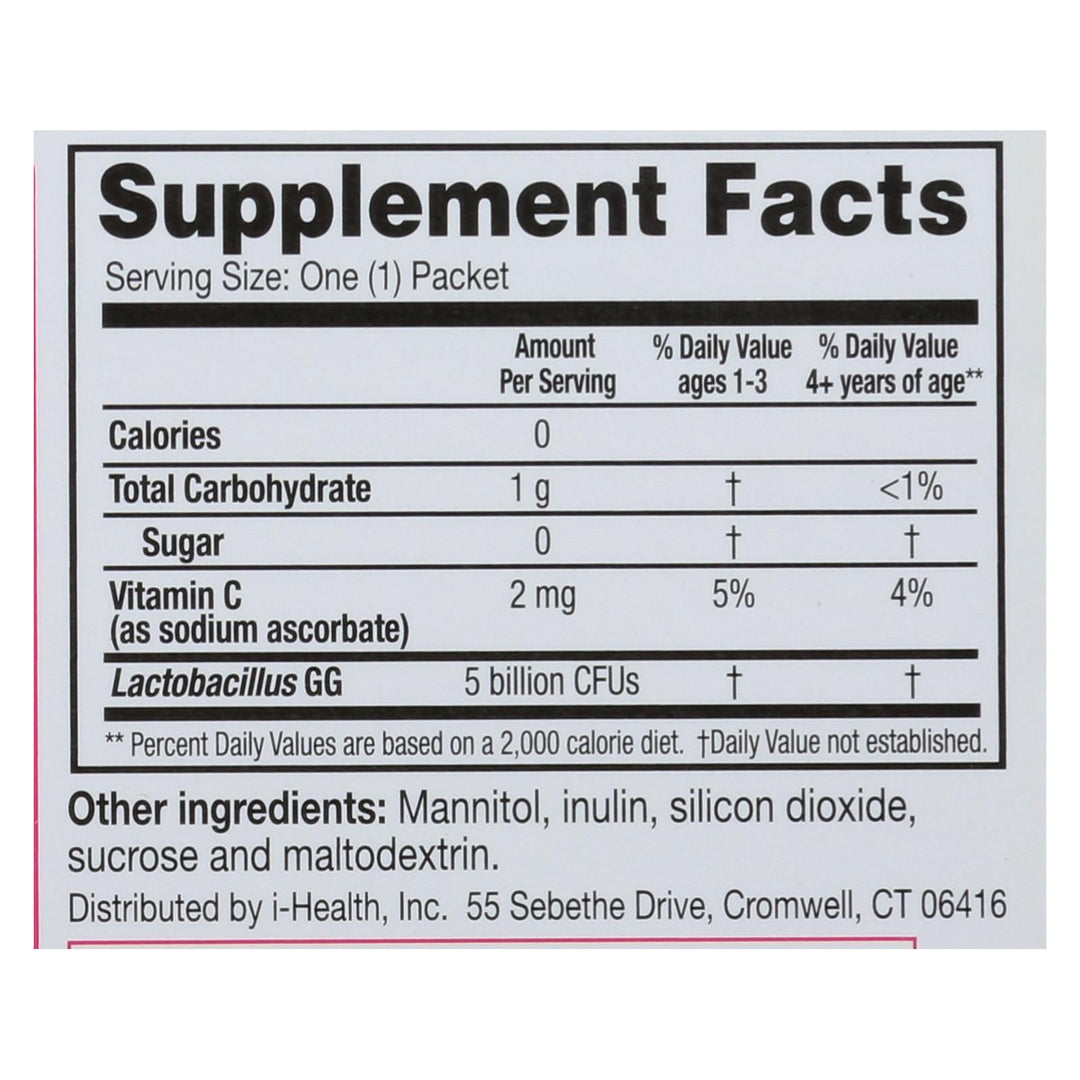 Culturelle - Probiotics For Kids - 30 Packets - Maras Green