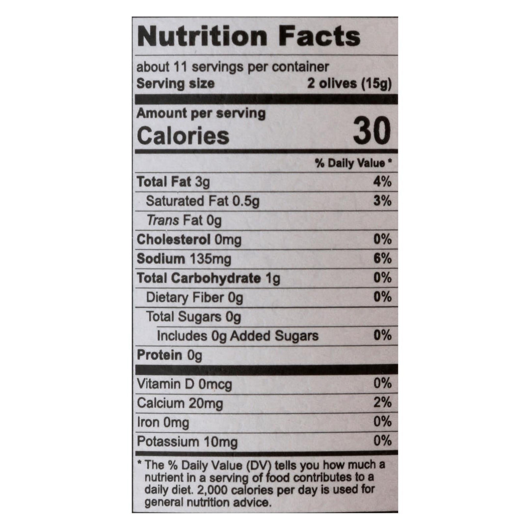 Divina - Olives Frescatrano - Case Of 6 - 6 Oz - Maras Green