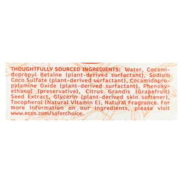Earth Friendly Hand Soap - Orange Blossom - Case Of 6 - 17 Fl Oz - Maras Green
