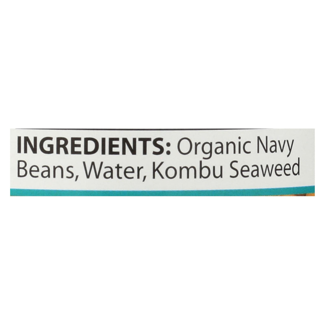 Eden Foods Navy Beans - Organic - Case Of 12 - 15 Oz. - Maras Green