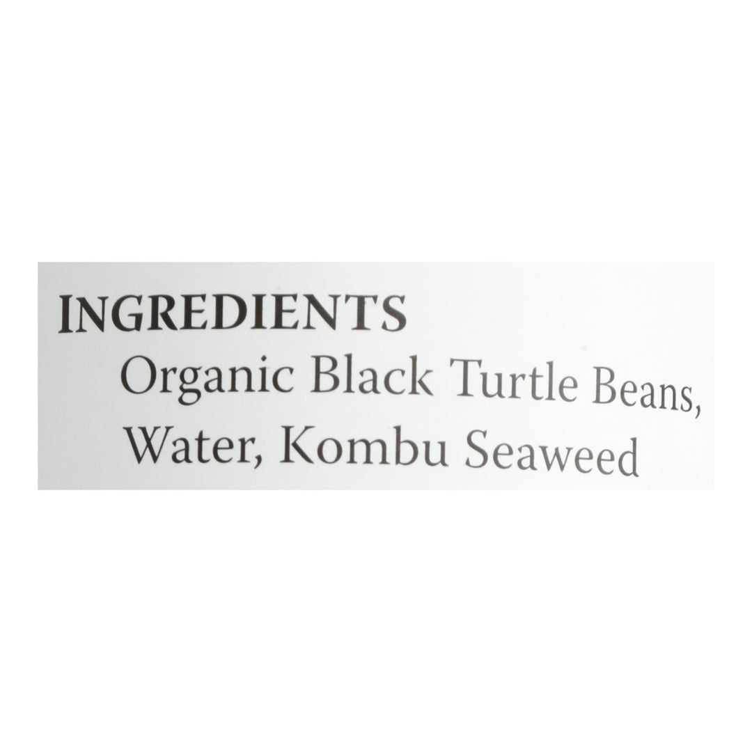 Eden Foods Organic Black Beans - Case Of 12 - 15 Oz. - Maras Green