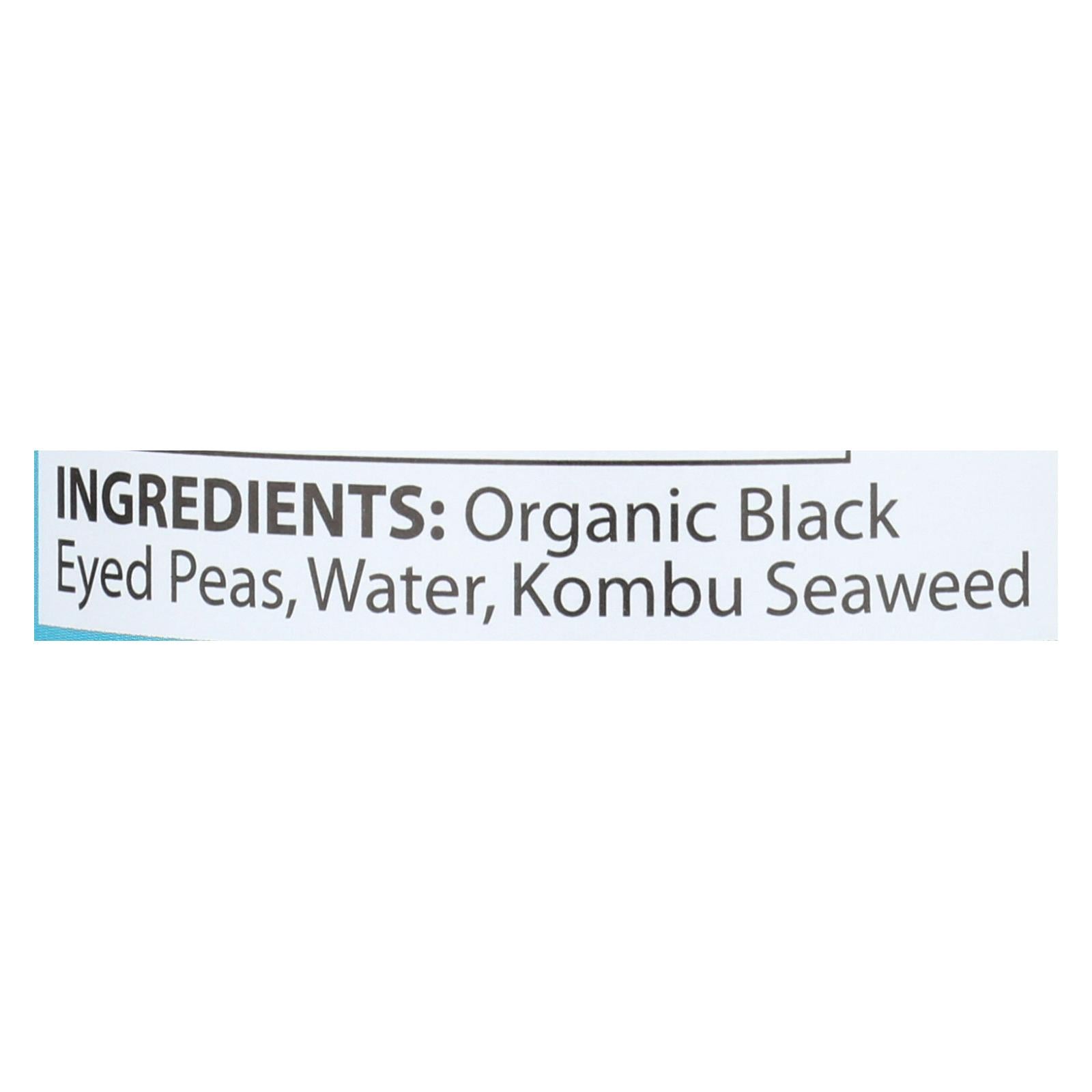 Eden Foods Organic Black Eyed Peas - Case Of 12 - 15 Oz. - Maras Green