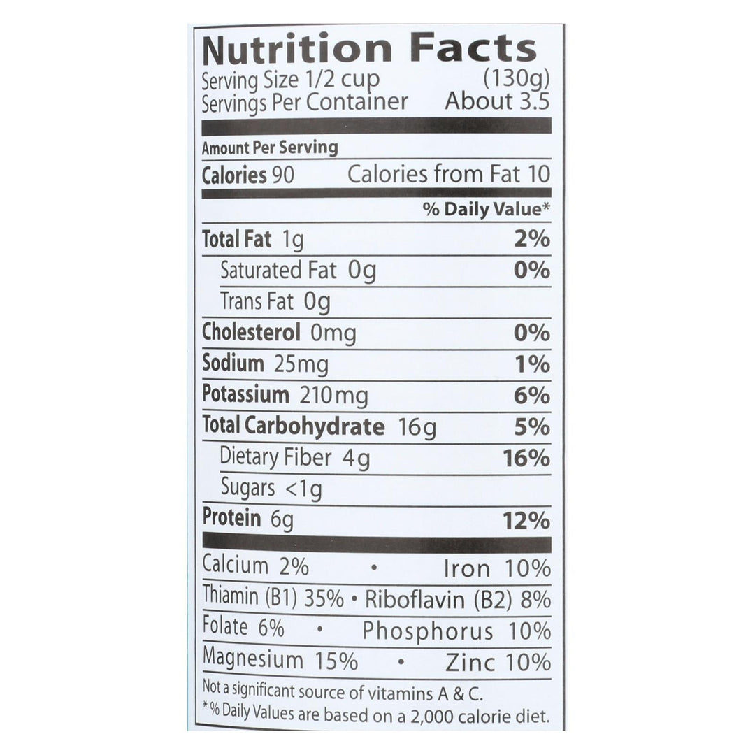 Eden Foods Organic Black Eyed Peas - Case Of 12 - 15 Oz. - Maras Green