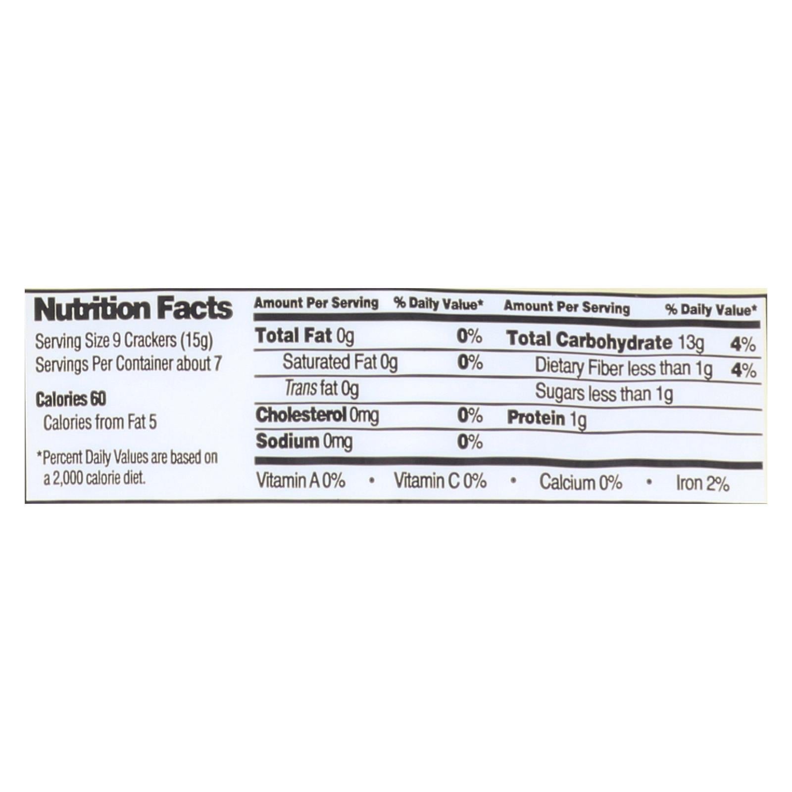 Edward And Sons Brown Rice Snaps - Unsalted Plain - Case Of 12 - 3.5 Oz. - Maras Green