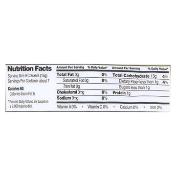 Edward And Sons Brown Rice Snaps - Unsalted Plain - Case Of 12 - 3.5 Oz. - Maras Green