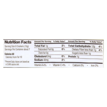 Edward And Sons Organic Vegetable Brown Rice Snaps - Case Of 12 - 3.5 Oz. - Maras Green