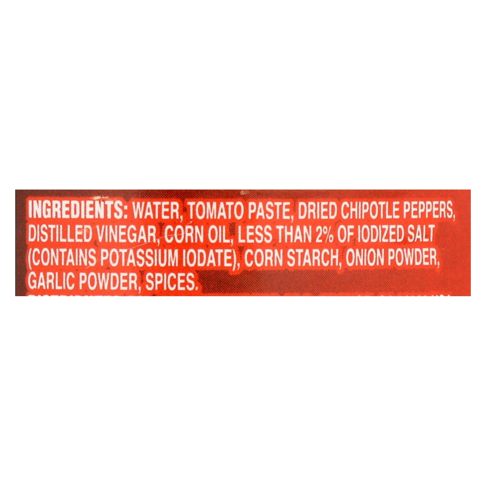 Embasa Adobo Sauce - Chipotle Peppers - Case Of 12 - 7 Oz. - Maras Green