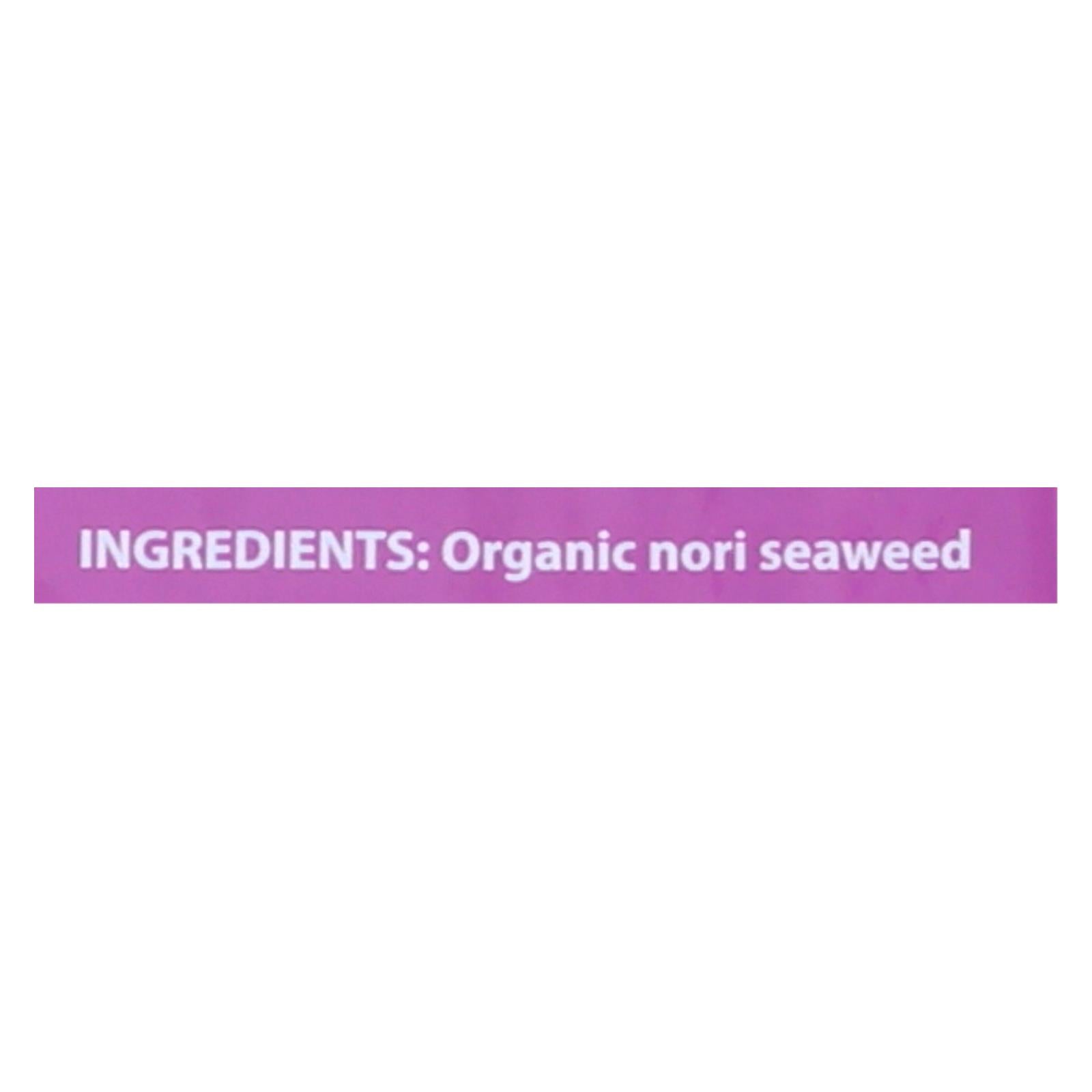Emerald Cove Organic Pacific Sushi Nori - Toasted - Silver Grade - 50 Sheets - Case Of 4 - Maras Green