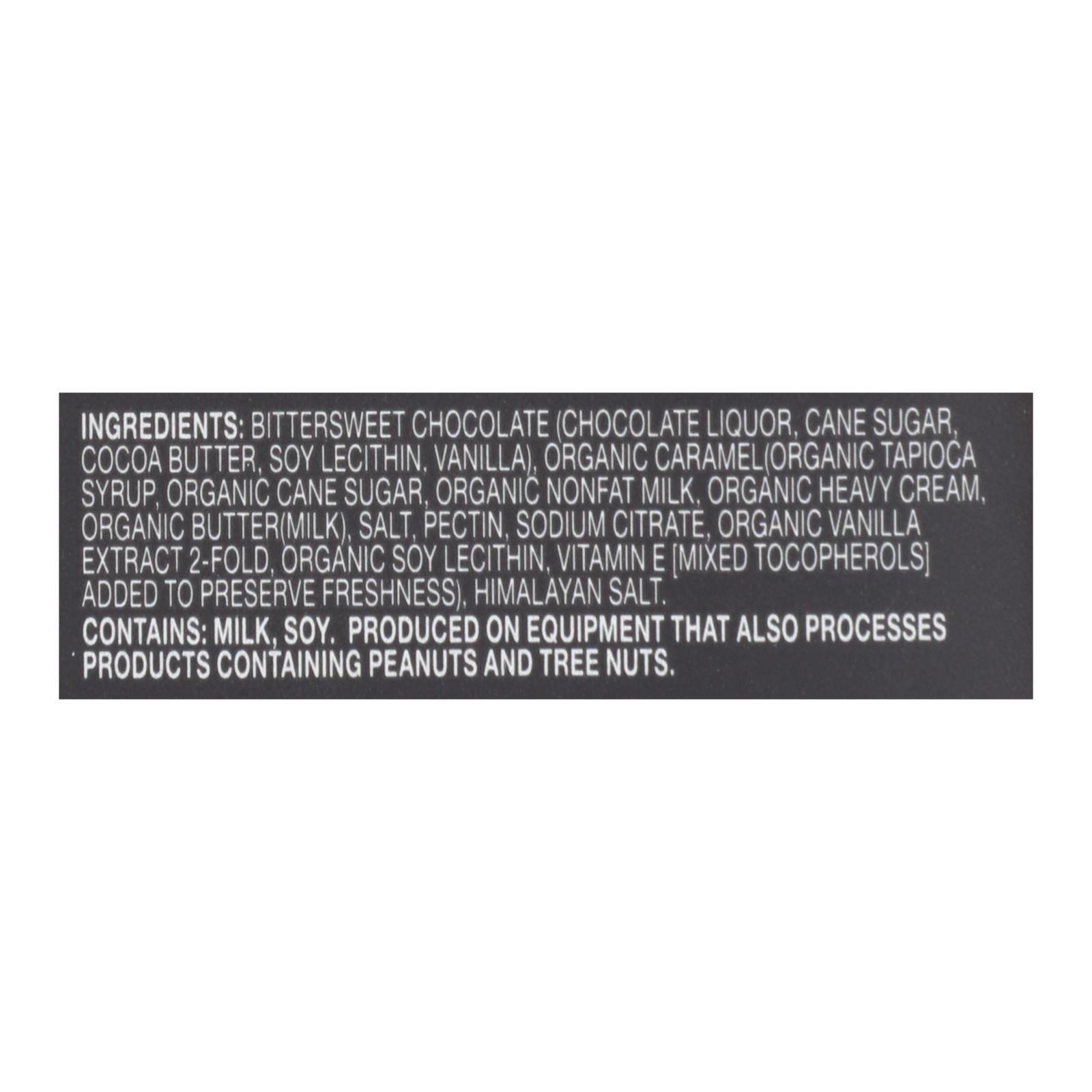 Endangered Species Chocolate Bar - Dark Chocolate - Caramel - Sea Salt - 3 Oz - Case Of 12 - Maras Green
