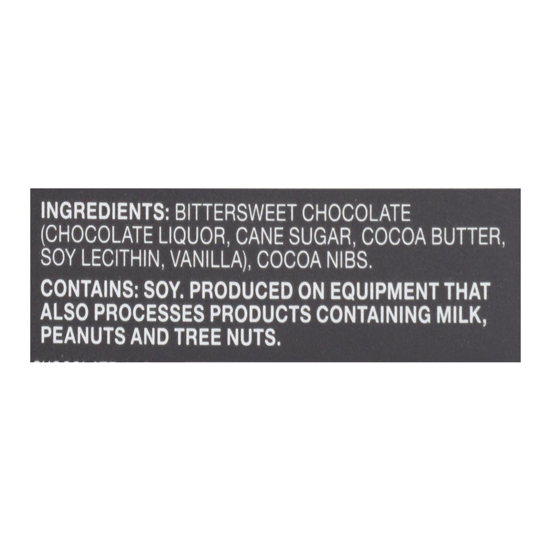 Endangered Species Natural Chocolate Bars - Dark Chocolate - 72 Percent Cocoa - Cacao Nibs - 3 Oz Bars - Case Of 12 - Maras Green