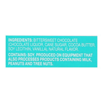 Endangered Species Natural Chocolate Bars - Dark Chocolate - 72 Percent Cocoa - Forest Mint - 3 Oz Bars - Case Of 12 - Maras Green