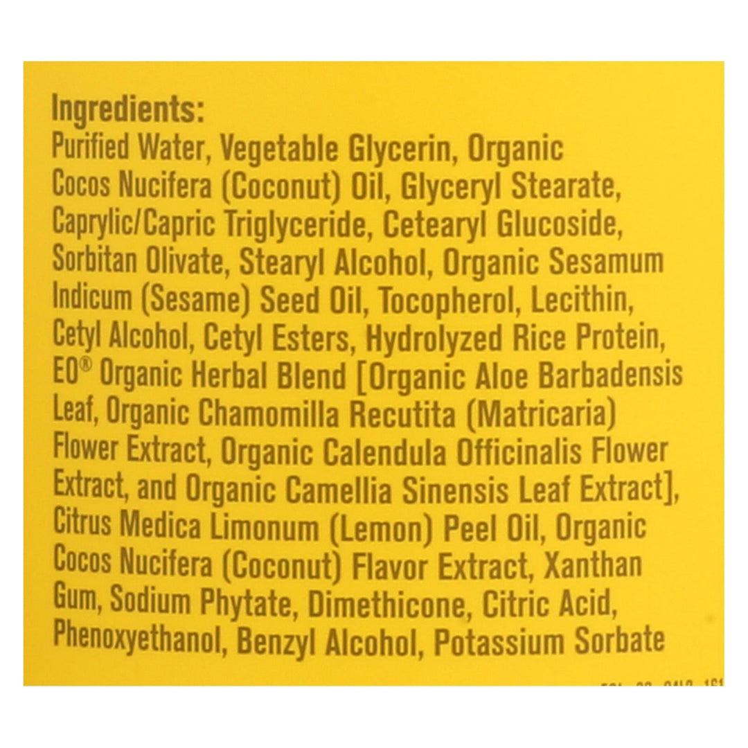 Eo Products - Everyone Lotion Coconut And Lemon - 32 Fl Oz - Maras Green