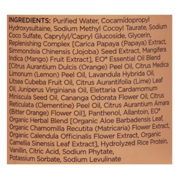 Eo Products - Gel/shwr Orng/bloss/van - 1 Each - 16 Fz - Maras Green