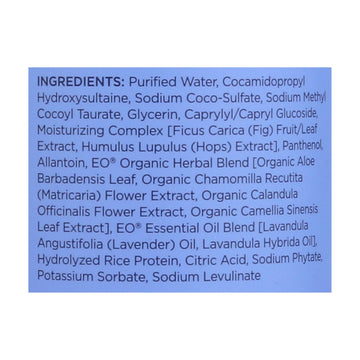 Eo Products - Shower Gel Soothing French Lavender - 16 Fl Oz - Maras Green